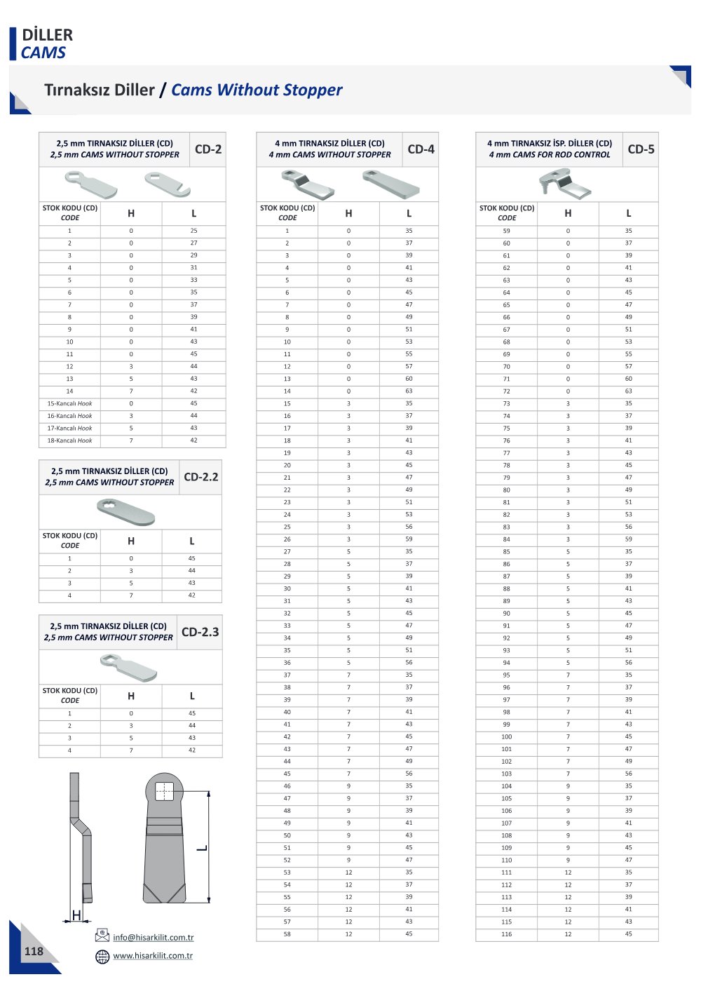 Tırnaksız Diller katalog sayfası