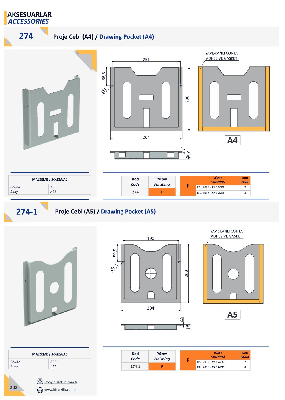 274 Proje Cebi (A4) katalog sayfası