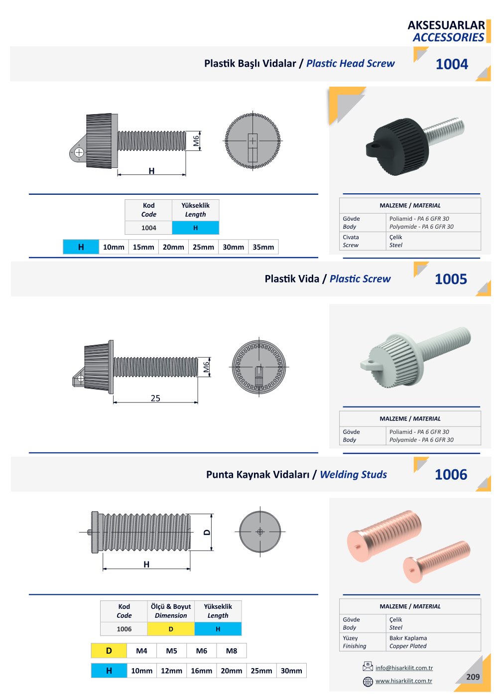 1005 Plastik Vida katalog sayfası